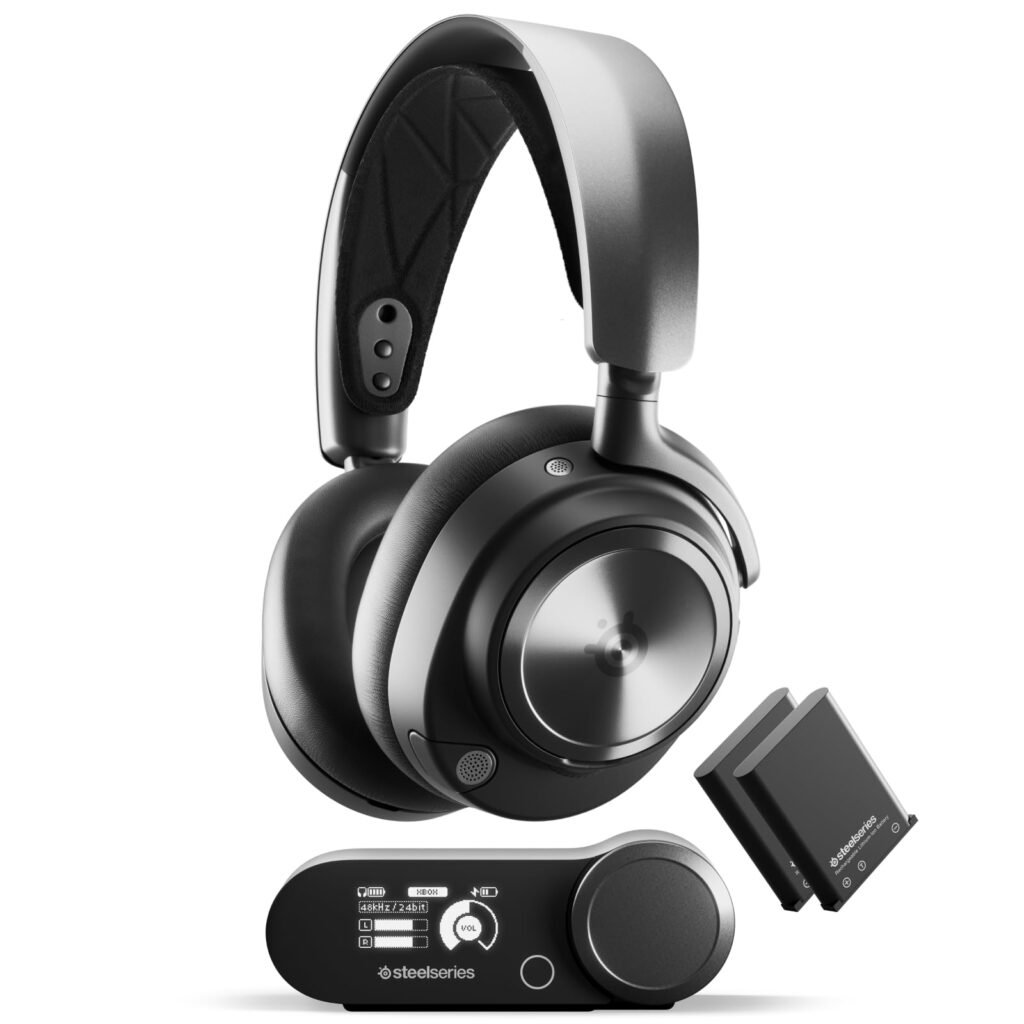Oferton: SteelSeries Arctis Nova Pro Wireless X – auriculares gaming multisistema Xbox – Controladores magnéticos de neodimio – Cancelación de ruido – Infinity Power System – Xbox, PC, PS5, PS4, Switch, móvil
