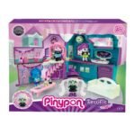 Oferton: Pinypon – Terrific Mansion, casa maletín, playset de Juego con sorpresas y Accesorios Que Brillan en la Oscuridad, Incluye una Figura de Bruja, para niños y niñas Desde 4 años, Famosa (PNY48000)